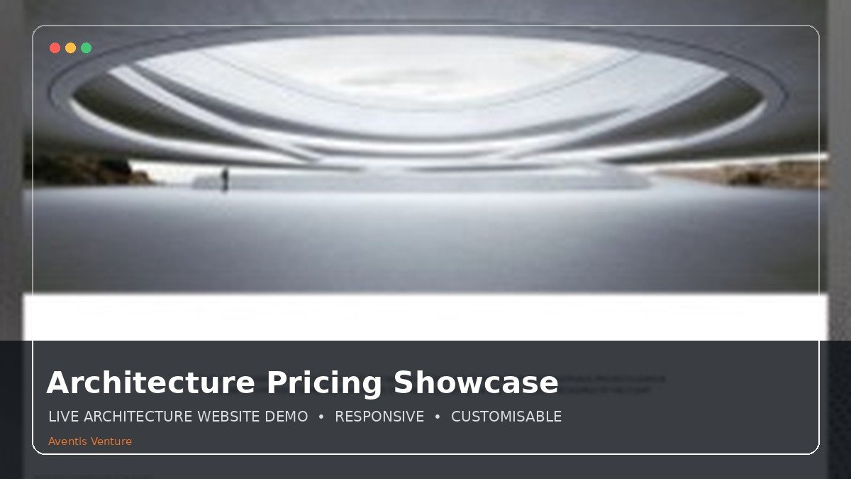 Architecture pricing showcase preview